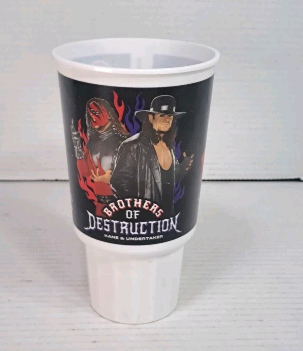 WWE Brothers of Destruction Bojangles Cup Undertaker Kane Limited Edition WWF